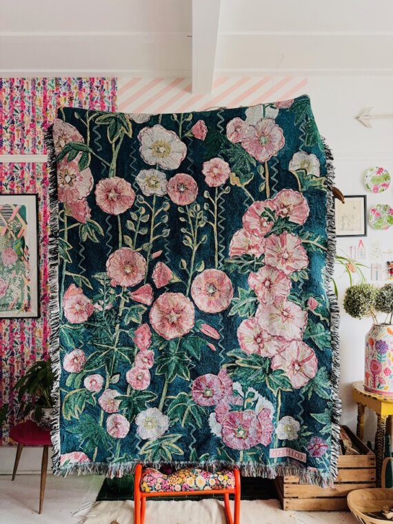 Hollyhock Blanket (180x135cm)